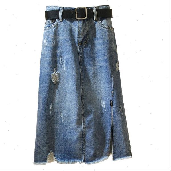 s women skirt 5xl gift belt ins sumemr ladies plus size denim long maxi midi vintage jupe faldas femme korean, Black
s women skirt 5xl gift belt ins sumemr ladies plus size denim long maxi midi vintage jupe faldas femme korean, Black