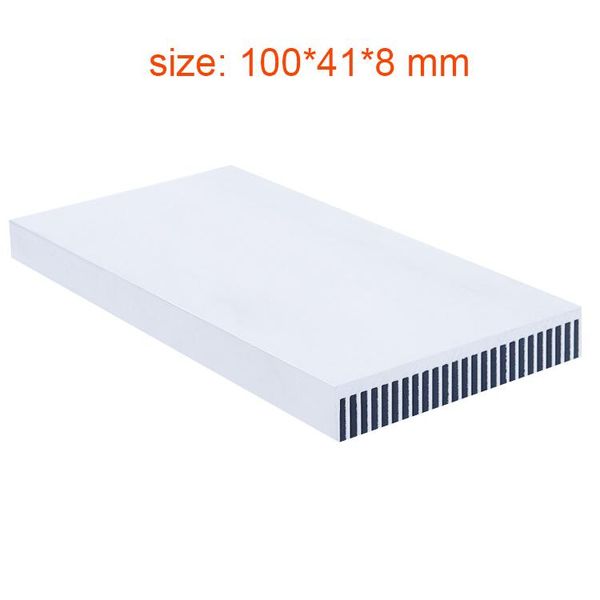 silver 100x41x8mm aluminum heat sink radiator heatsink for cpu,gpu, electronic chipset dissipation fans & coolings
silver 100x41x8mm aluminum heat sink radiator heatsink for cpu,gpu, electronic chipset dissipation fans & coolings
