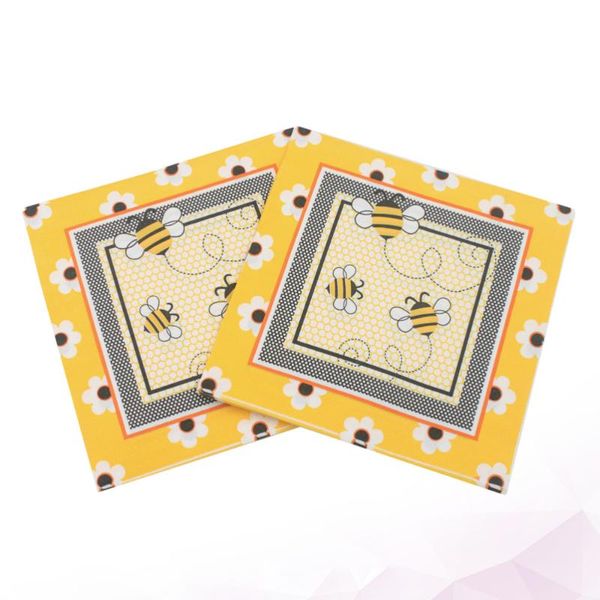 100pcs napkins tissue dinner colorful cartoon bees printed party supplies for wedding birthday banquet (assorted color) table napkin
100pcs napkins tissue dinner colorful cartoon bees printed party supplies for wedding birthday banquet (assorted color) table napkin