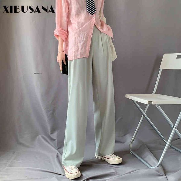 fashion women elastic high waist wide leg pants spring summer drape loose straight pant female ice silk long trousers 210423, Black;white
fashion women elastic high waist wide leg pants spring summer drape loose straight pant female ice silk long trousers 210423, Black;white