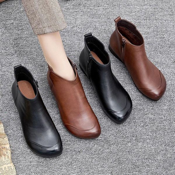 boots ladies retro plus size women's comfortable shoes flat ankle national black winter 2021
boots ladies retro plus size women's comfortable shoes flat ankle national black winter 2021
