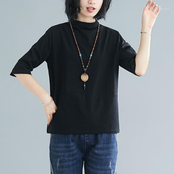 women's t-shirt cotton women t-shirts turtleneck solid buttoming casual shirts fashion outwear pulls, White
women's t-shirt cotton women t-shirts turtleneck solid buttoming casual shirts fashion outwear pulls, White