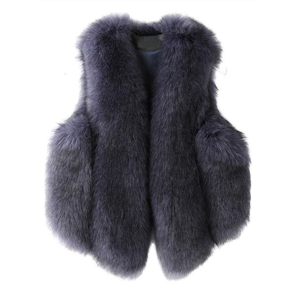 women's fur & faux imitation vest ladies short waistcoat wild thick mink coats manteau femme hiver, Black
women's fur & faux imitation vest ladies short waistcoat wild thick mink coats manteau femme hiver, Black