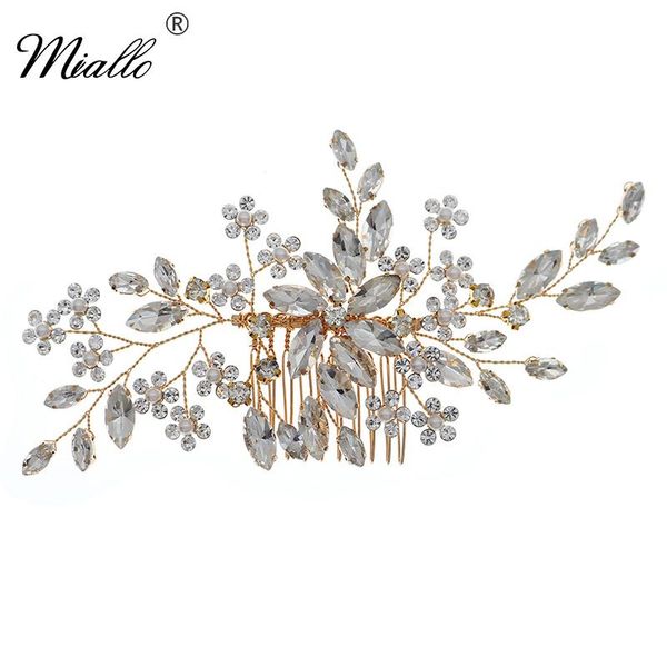 hair clips & barrettes miallo crystal flower comb for women prom rhinestone bridal wedding accessories party jewelry bride headpiece, Golden;silver
hair clips & barrettes miallo crystal flower comb for women prom rhinestone bridal wedding accessories party jewelry bride headpiece, Golden;silver