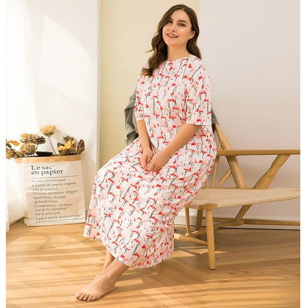 women's sleepwear hc1226 white large big size women home dress flamingo long skirt xl 2xl 3xl 4xl nightclothes sleep wear set nightgrow, Black;red
women's sleepwear hc1226 white large big size women home dress flamingo long skirt xl 2xl 3xl 4xl nightclothes sleep wear set nightgrow, Black;red