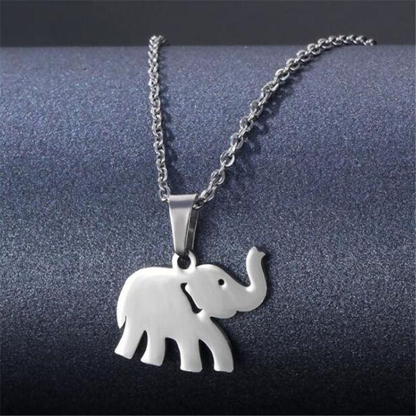 pendant necklaces simple silver color little elephant stainless steel necklace fashion accessories jewelry for friend
pendant necklaces simple silver color little elephant stainless steel necklace fashion accessories jewelry for friend