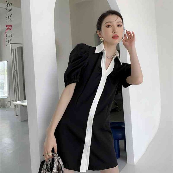 summer black withe color stitching dress single breasted lapel short sleeve dresses for women fashion 2d1770 210507, Black;gray
summer black withe color stitching dress single breasted lapel short sleeve dresses for women fashion 2d1770 210507, Black;gray