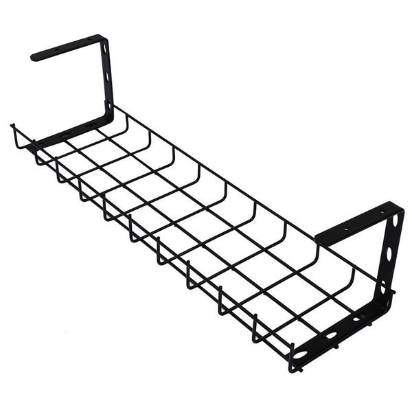 hooks & rails 1pc under desk cable management tray iron organizer storage rack
hooks & rails 1pc under desk cable management tray iron organizer storage rack