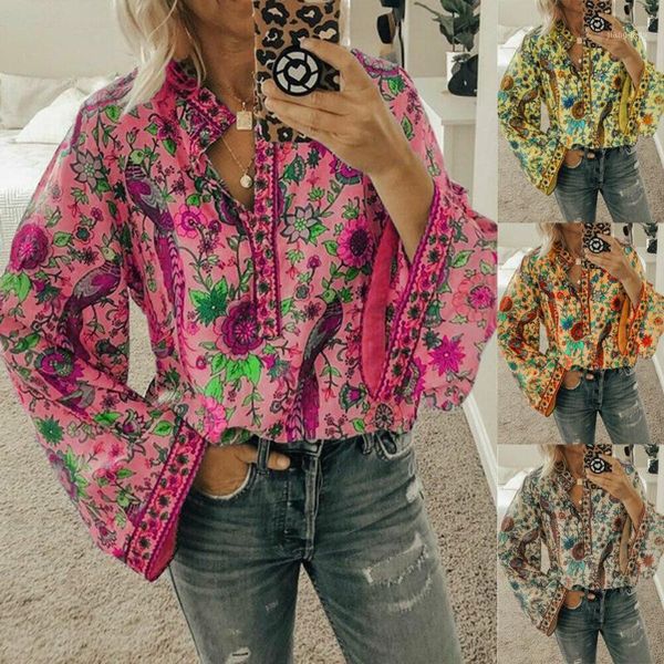 boho flower blouses womens fashion shirt v-neck long sleeve peacock print casual loose ladies floral blouse women's & shirts, White
boho flower blouses womens fashion shirt v-neck long sleeve peacock print casual loose ladies floral blouse women's & shirts, White