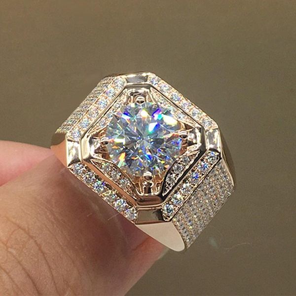 men's 925 sterling silver rings finger luxury engagement wedding ring boys simulated diamond rose gold jewelry size 7-13 gift cluster, Golden;silver
men's 925 sterling silver rings finger luxury engagement wedding ring boys simulated diamond rose gold jewelry size 7-13 gift cluster, Golden;silver