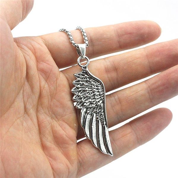 pendant necklaces cool boy men's vintage silver angle wing pendants charms necklace fashion jewelry xl82
pendant necklaces cool boy men's vintage silver angle wing pendants charms necklace fashion jewelry xl82