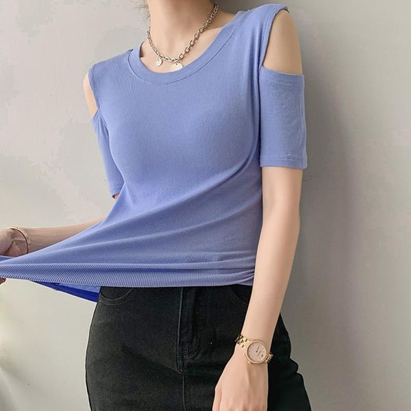 women's t-shirt tees t shirt women clothes off shoulder cotton korean casual summer black short sleeve y2k white 2021
women's t-shirt tees t shirt women clothes off shoulder cotton korean casual summer black short sleeve y2k white 2021