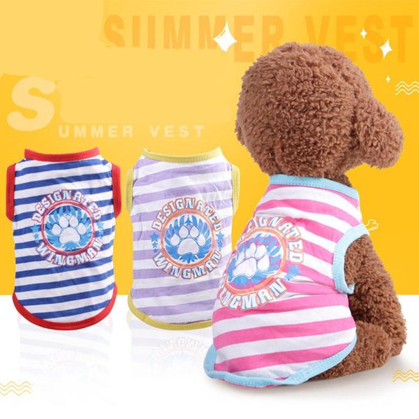 dog apparel stripe shirt clothes for small dogs summer chihuahua tshirt cute puppy vest yorkshire terrier pet
dog apparel stripe shirt clothes for small dogs summer chihuahua tshirt cute puppy vest yorkshire terrier pet