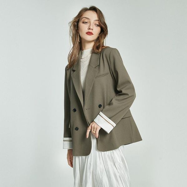 women's suits & blazers autumn womens casual jacket women winter clothes solid coat clothing office lady, White;black
women's suits & blazers autumn womens casual jacket women winter clothes solid coat clothing office lady, White;black
