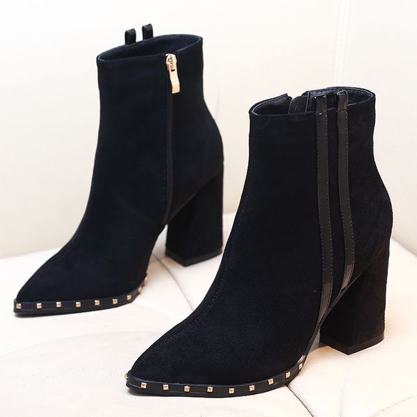 boots autumn design solid black color women pointed toe square high heels shoes booties woman ankle ladies h0113 1oal
boots autumn design solid black color women pointed toe square high heels shoes booties woman ankle ladies h0113 1oal