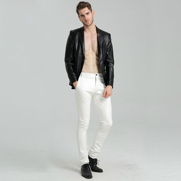 men's pants fashion spring white leather motorcycle men pencil korean faux plus size waterproof trousers male dvh3, Black
men's pants fashion spring white leather motorcycle men pencil korean faux plus size waterproof trousers male dvh3, Black