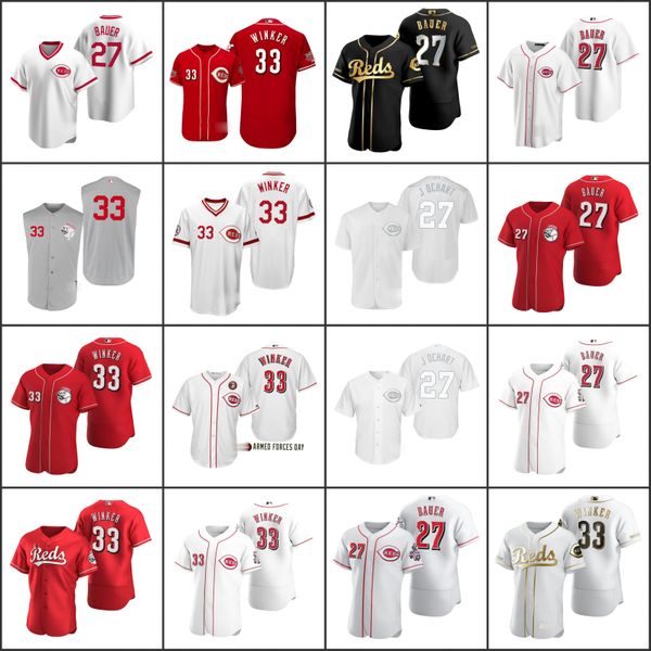 cincinnati reds men 33 jesse winker 27 trevor bauer women youth jersey, Black;red
cincinnati reds men 33 jesse winker 27 trevor bauer women youth jersey, Black;red