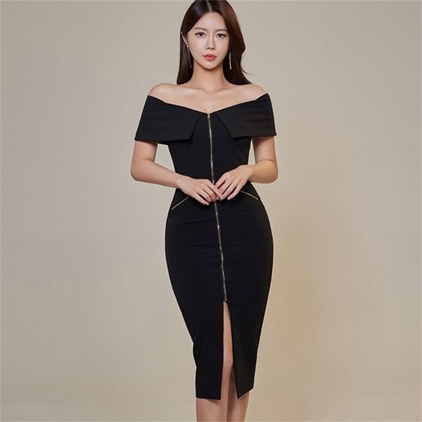 women bandage dress sleeveless zipper off shoulder summer ladies clothes party club celebrity elegant dresses 210603, Black;gray
women bandage dress sleeveless zipper off shoulder summer ladies clothes party club celebrity elegant dresses 210603, Black;gray