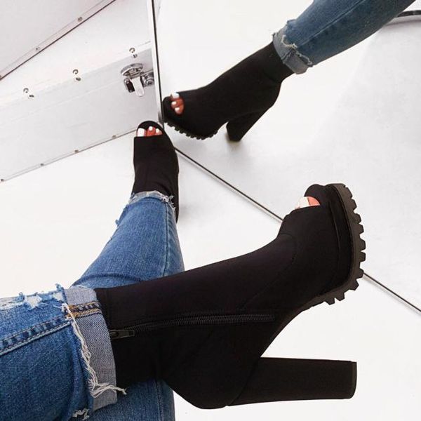 bright color boots women2021 zipper snake pattern waterproof platform high-heeled thick-soled open toe low sandals, Black
bright color boots women2021 zipper snake pattern waterproof platform high-heeled thick-soled open toe low sandals, Black