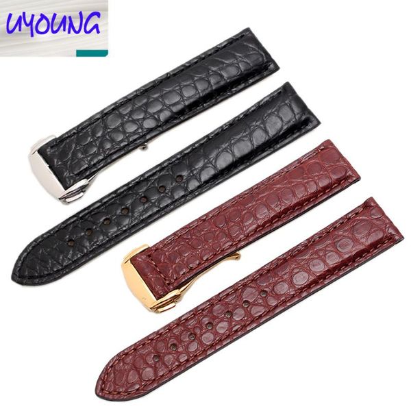 watch bands uyong 100% crocodile leather strap with universal men and women 20 22 mm black for omg, Black;brown
watch bands uyong 100% crocodile leather strap with universal men and women 20 22 mm black for omg, Black;brown