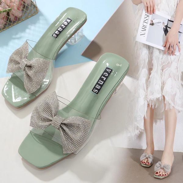 shoes med glitter slides woman's slippers butterfly-knot heeled mules jelly 2021 summer high basic rubber crystal fabric pumps b, Black
shoes med glitter slides woman's slippers butterfly-knot heeled mules jelly 2021 summer high basic rubber crystal fabric pumps b, Black