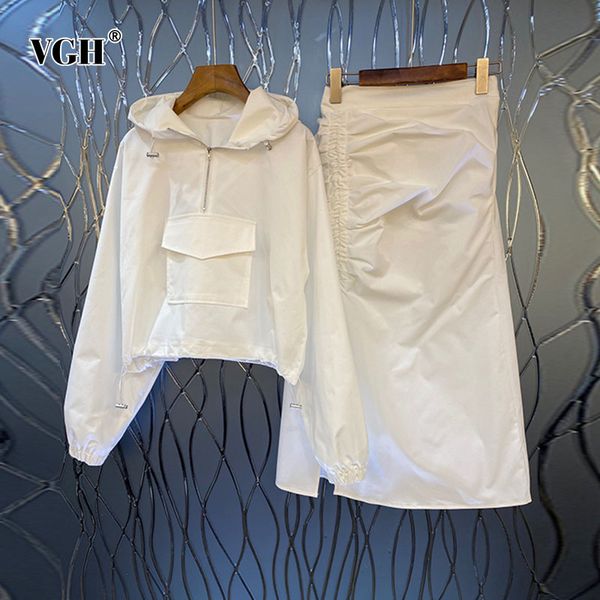 casual two piece set for women hooded collar high waist split ruched skirts female sets fashion style clothing 210507, White
casual two piece set for women hooded collar high waist split ruched skirts female sets fashion style clothing 210507, White