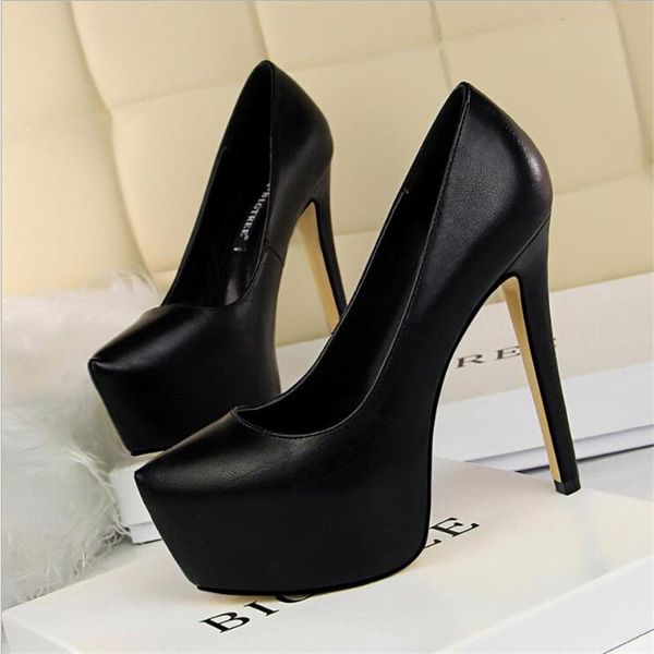 dress shoes 2021 autumn women's concise shallow super high heels soft leather women pumps fashion platform party woman, Black
dress shoes 2021 autumn women's concise shallow super high heels soft leather women pumps fashion platform party woman, Black