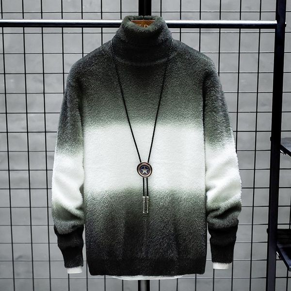 men's sweaters 2021 sweater oversized turtleneck cashmere korean long sleeve top, White;black
men's sweaters 2021 sweater oversized turtleneck cashmere korean long sleeve top, White;black
