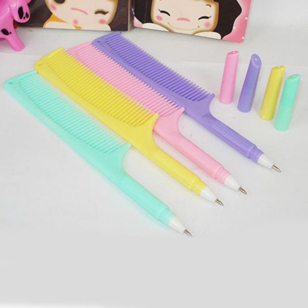ballpoint pens 2pcs cute creative comb pen kawaii stationery children praize gift school writing kids toy, Blue;orange
ballpoint pens 2pcs cute creative comb pen kawaii stationery children praize gift school writing kids toy, Blue;orange