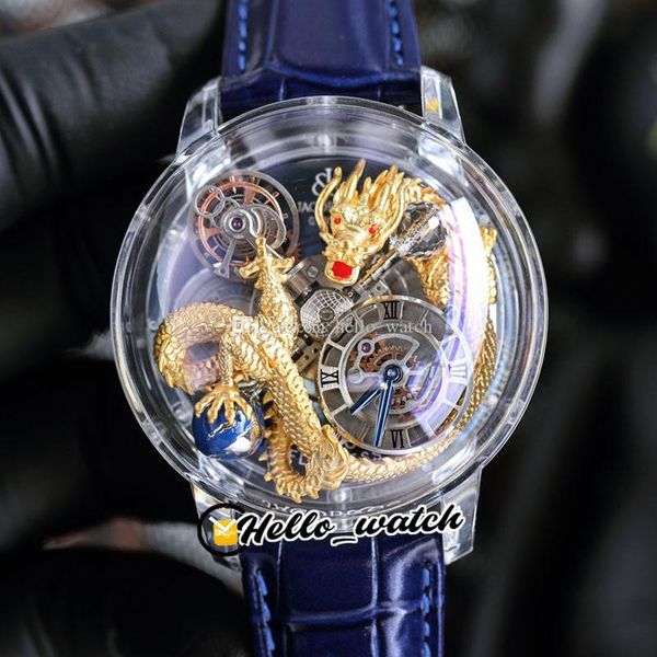 astronomia tourbillon 18k gold dragon swiss quartz mens watch pave piece unique fully transparent glass 3d engraving blue leather super edit, Slivery;brown
astronomia tourbillon 18k gold dragon swiss quartz mens watch pave piece unique fully transparent glass 3d engraving blue leather super edit, Slivery;brown