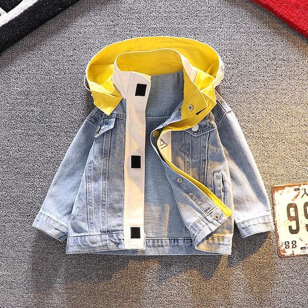 boys denim jackets kids jeans coat children splice outerwear clothing spring autumn hooded sport clothes for 2-7years, Blue;gray
boys denim jackets kids jeans coat children splice outerwear clothing spring autumn hooded sport clothes for 2-7years, Blue;gray