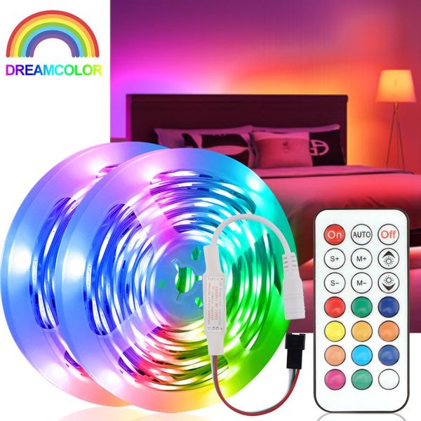 led strip lights dream ws2811 rgb ribbon neon light for room addressable pixel tape with adapter controlle strips
led strip lights dream ws2811 rgb ribbon neon light for room addressable pixel tape with adapter controlle strips