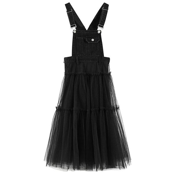 casual dresses 2021 spring summer mesh patchwork strap high waist sleeveless woman dress big pockets design denim femme vestidos, Black;gray
casual dresses 2021 spring summer mesh patchwork strap high waist sleeveless woman dress big pockets design denim femme vestidos, Black;gray
