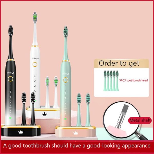 smart electric toothbrush induction fast charging high-end ipx8 grade waterproof gradient color with multiple heads
smart electric toothbrush induction fast charging high-end ipx8 grade waterproof gradient color with multiple heads