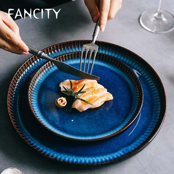 bowls fancity hand creative nordic plate blue striped flat household ceramic dinner western pasta
bowls fancity hand creative nordic plate blue striped flat household ceramic dinner western pasta