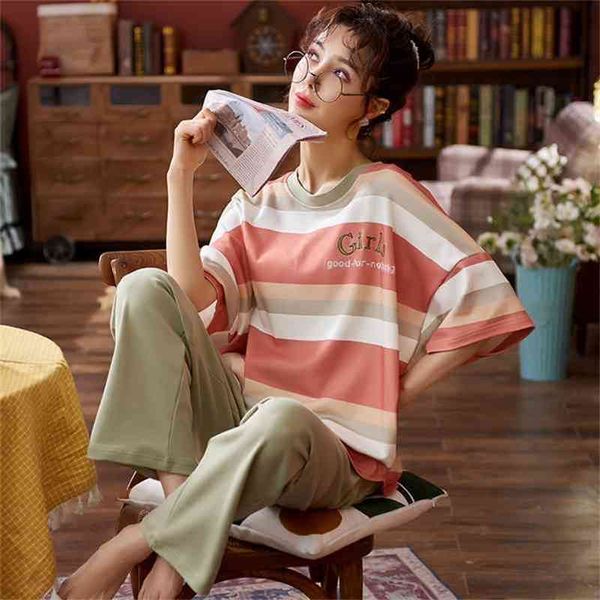 pijamas set forwomen new spring summer cotton women pajamas sets long pant sleepwear suits girl casual outerwear clothes 210325, Black;red
pijamas set forwomen new spring summer cotton women pajamas sets long pant sleepwear suits girl casual outerwear clothes 210325, Black;red