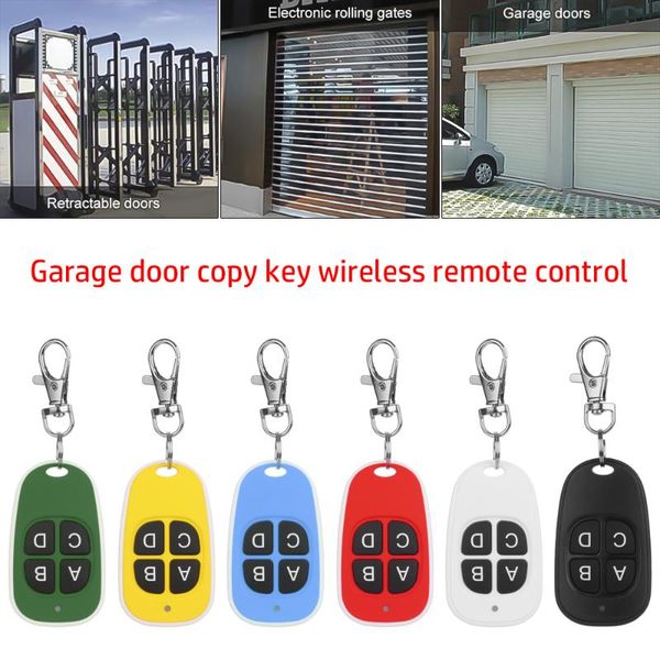 remote controlers 433 mhz colorful control copy 4 buttons channel cloning duplicator key fob electric wireless garage door tele controller
remote controlers 433 mhz colorful control copy 4 buttons channel cloning duplicator key fob electric wireless garage door tele controller