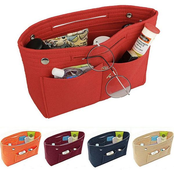 womens handbag organizer travel bag purse felt fabric multipocket tote ladies makeup cosmetic bags & cases
womens handbag organizer travel bag purse felt fabric multipocket tote ladies makeup cosmetic bags & cases