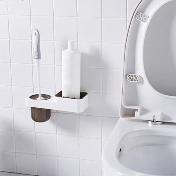 bathroom storage & organization punch-toilet brush holder wall-mounted cleaning set with plastic shelf home rack brushes
bathroom storage & organization punch-toilet brush holder wall-mounted cleaning set with plastic shelf home rack brushes