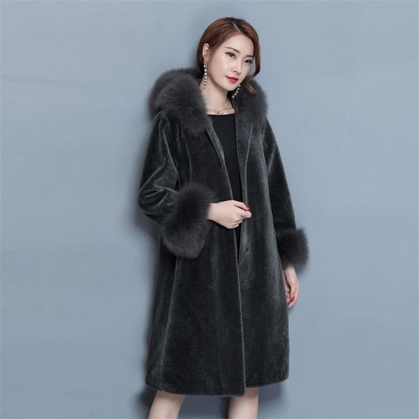 wywan autumn and winter woolen coat female mid-long korean temperament women's outerwear women 211110, Black
wywan autumn and winter woolen coat female mid-long korean temperament women's outerwear women 211110, Black