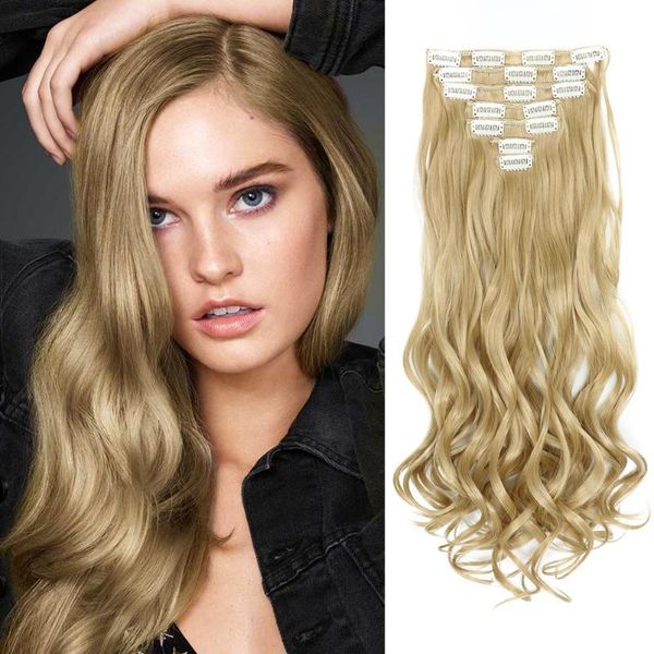 synthetic wigs 22"synthetic long wavy clip in hair fake false pieces ombre black brown blonde styling 7pcs for women
synthetic wigs 22"synthetic long wavy clip in hair fake false pieces ombre black brown blonde styling 7pcs for women