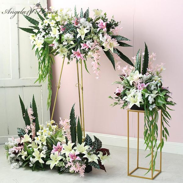 decorative flowers & wreaths luxury lily rose artificial flower arrangement hanging floor floral wedding arch decor wall row party backdrop
decorative flowers & wreaths luxury lily rose artificial flower arrangement hanging floor floral wedding arch decor wall row party backdrop