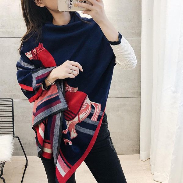 scarves horse carriage jacquard winter scarf imitation cashmere pashmina women warm thick dual shawl hijab poncho ladies, Blue;gray
scarves horse carriage jacquard winter scarf imitation cashmere pashmina women warm thick dual shawl hijab poncho ladies, Blue;gray