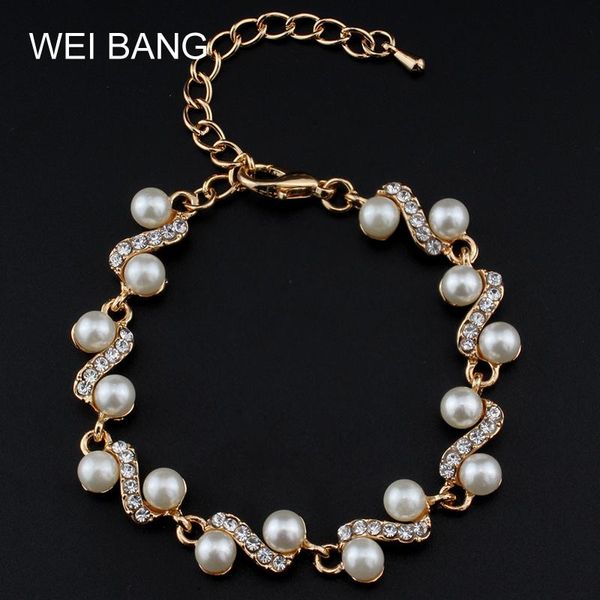 charm bracelets golden silver color simulated pearl wedding jewelry accessories gift wholesale
charm bracelets golden silver color simulated pearl wedding jewelry accessories gift wholesale
