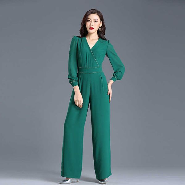 jumpsuit rompers for women autumn party green high waist v-neck chiffon high street elegant wide leg suit plus size 3xl 4xl 210625, Black;white
jumpsuit rompers for women autumn party green high waist v-neck chiffon high street elegant wide leg suit plus size 3xl 4xl 210625, Black;white