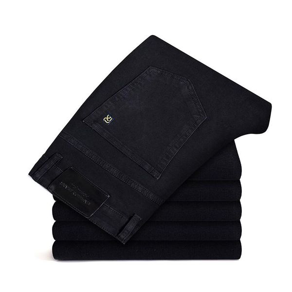 men's jeans sulee brand men black straight-leg business casual cotton stretch denim pants male clothing plus size 40 42 44, Blue
men's jeans sulee brand men black straight-leg business casual cotton stretch denim pants male clothing plus size 40 42 44, Blue