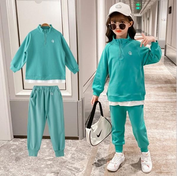 kids tracksuit 2021 spring girls costume children clothing set hoodie pants sport suits for clothes 6 8 10 12 years sets, White
kids tracksuit 2021 spring girls costume children clothing set hoodie pants sport suits for clothes 6 8 10 12 years sets, White