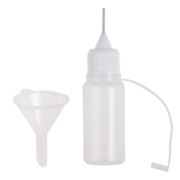 storage bottles & jars 10pcs 30ml needle dropper tip glue with 10 funnels for liquids