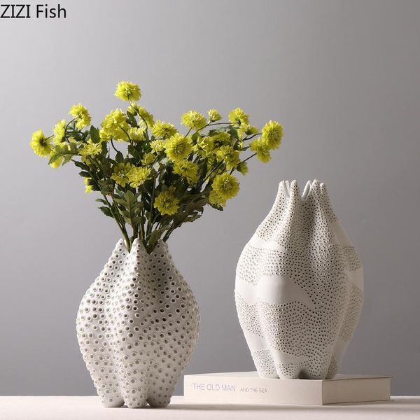 vases hollow vase ceramic handicraft ornaments hole point flower arrangement abstract geometry home decoration accessories
vases hollow vase ceramic handicraft ornaments hole point flower arrangement abstract geometry home decoration accessories