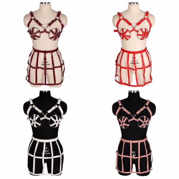 belts elasticity body harness harajuku tight leg bondage adjust punk suspender strap women pu leather garter belt, Black;brown
belts elasticity body harness harajuku tight leg bondage adjust punk suspender strap women pu leather garter belt, Black;brown
